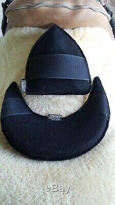 16 Sensation western sport treeless saddle, ecogold pad, sheepskin seat saver