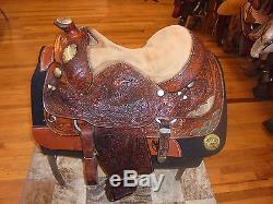 16 Tex-tan Western Reining/ Show Saddle