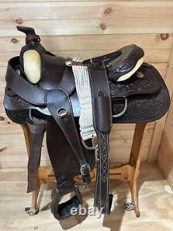 16 Tex Tan Hereford Roper Western Saddle Model 08-1075 PLUS TACK