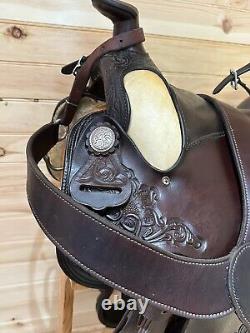 16 Tex Tan Hereford Roper Western Saddle Model 08-1075 PLUS TACK