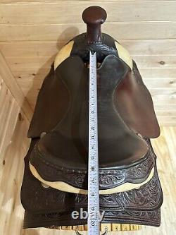 16 Tex Tan Hereford Roper Western Saddle Model 08-1075 PLUS TACK