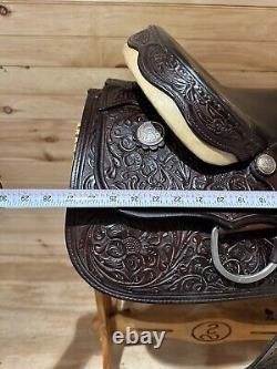 16 Tex Tan Hereford Roper Western Saddle Model 08-1075 PLUS TACK