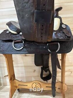 16 Tex Tan Hereford Roper Western Saddle Model 08-1075 PLUS TACK