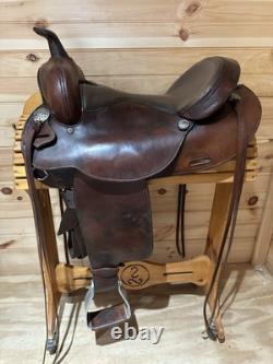 16 Tex Tan Hereford Round Skirt Western Trail Saddle Model 08-797C6