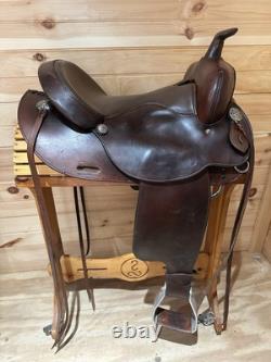 16 Tex Tan Hereford Round Skirt Western Trail Saddle Model 08-797C6