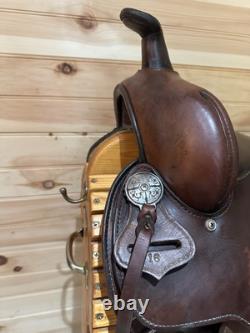 16 Tex Tan Hereford Round Skirt Western Trail Saddle Model 08-797C6