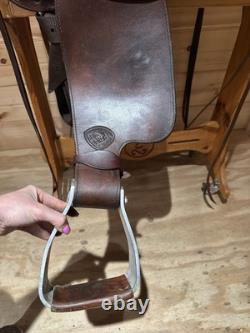 16 Tex Tan Hereford Round Skirt Western Trail Saddle Model 08-797C6