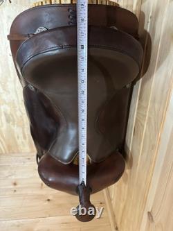 16 Tex Tan Hereford Round Skirt Western Trail Saddle Model 08-797C6