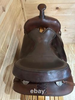 16 Tex Tan Hereford Round Skirt Western Trail Saddle Model 08-797C6