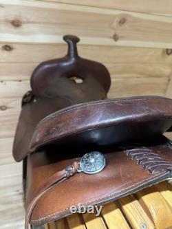 16 Tex Tan Hereford Round Skirt Western Trail Saddle Model 08-797C6