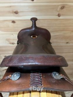 16 Tex Tan Hereford Round Skirt Western Trail Saddle Model 08-797C6