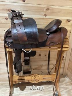 16 Tex Tan Hereford Round Skirt Western Trail Saddle Model 08-797C6