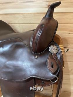 16 Tex Tan Hereford Round Skirt Western Trail Saddle Model 08-797C6