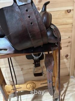 16 Tex Tan Hereford Round Skirt Western Trail Saddle Model 08-797C6