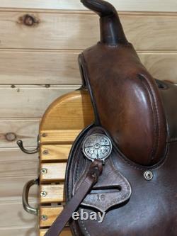16 Tex Tan Hereford Round Skirt Western Trail Saddle Model 08-797C6
