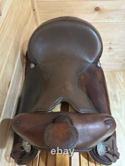 16 Tex Tan Hereford Round Skirt Western Trail Saddle Model 08-797C6