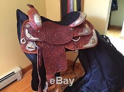 16 Tex Tan Imperial Show Saddle with Extras FQHB