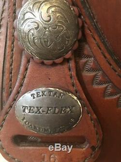 16 Tex Tan Tex Flex Saddle Withfree Saddle cleaning kit