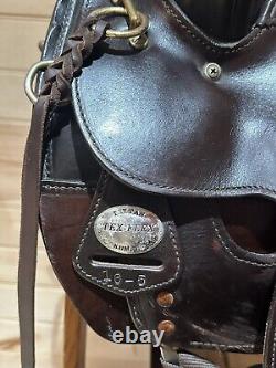 16 Tex Tan TexFlex Western Trail Saddle Model 08-TF4012C65