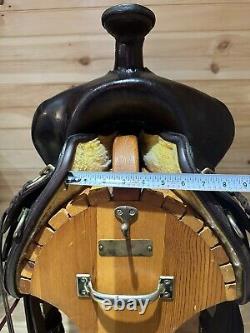 16 Tex Tan TexFlex Western Trail Saddle Model 08-TF4012C65