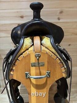 16 Tex Tan TexFlex Western Trail Saddle Model 08-TF4012C65