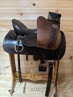 16 Tex Tan TexFlex Western Trail Saddle Model 08-TF4012C65