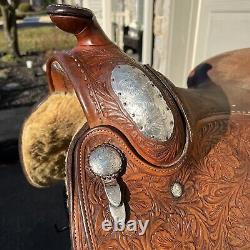 16 Used Blue Ribbon Western Show Saddle