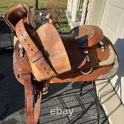 16 Used Blue Ribbon Western Show Saddle