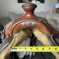 16 Used Blue Ribbon Western Show Saddle