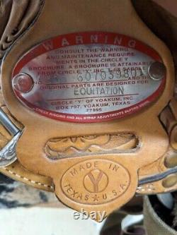 16 Used Circle Y Western Show Saddle 679-5084