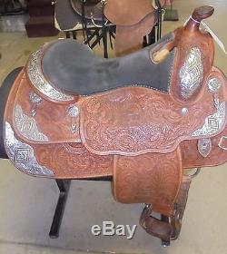 16 Used Georgous Bob's Custom Western Show Saddle 3 981