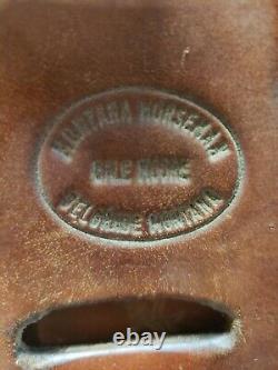 16 Used Montana Horseman Western Wade Saddle 255-1027