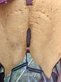 16 Used Roping Saddle Western Leather Trail