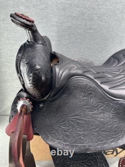 16 Western Barrel or Trail Saddle Deep Seat Good Condition