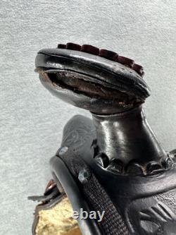 16 Western Barrel or Trail Saddle Deep Seat Good Condition