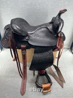 16 Western Barrel or Trail Saddle Deep Seat Good Condition