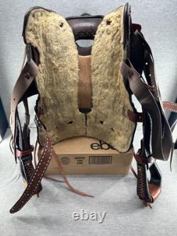 16 Western Barrel or Trail Saddle Deep Seat Good Condition