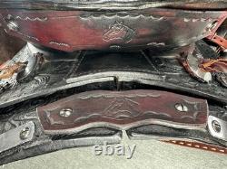 16 Western Barrel or Trail Saddle Deep Seat Good Condition