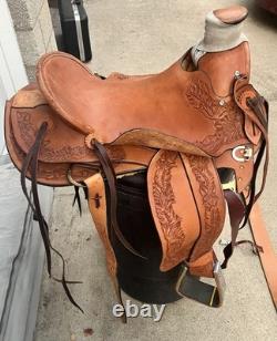 16 Western Saddle Made by John Gray of Gray's Custom Saddlery