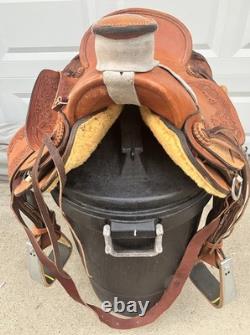 16 Western Saddle Made by John Gray of Gray's Custom Saddlery
