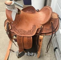 16 Western Saddle Made by John Gray of Gray's Custom Saddlery