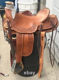 16 Western Saddle Made by John Gray of Gray's Custom Saddlery