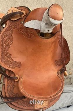 16 Western Saddle Made by John Gray of Gray's Custom Saddlery