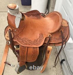 16 Western Saddle Made by John Gray of Gray's Custom Saddlery