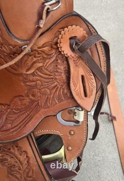 16 Western Saddle Made by John Gray of Gray's Custom Saddlery