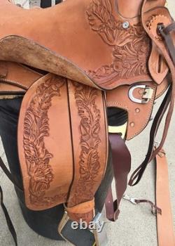 16 Western Saddle Made by John Gray of Gray's Custom Saddlery