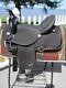 16'' Wide Black Abetta 20515w-6 All Rounder Western Saddle Fqh Bars