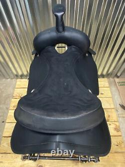 16 Wintec Black Western Horse Saddle Light Weight Ex Cond