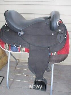 16'' abetta 20554W-6 Serenity Western Endurance Trail saddle FULL BARS