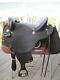 16'' Abetta 20571fw Stealth Western Endurance Trail Saddle Full Wide Bars